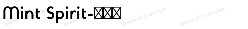 Mint Spirit字体转换